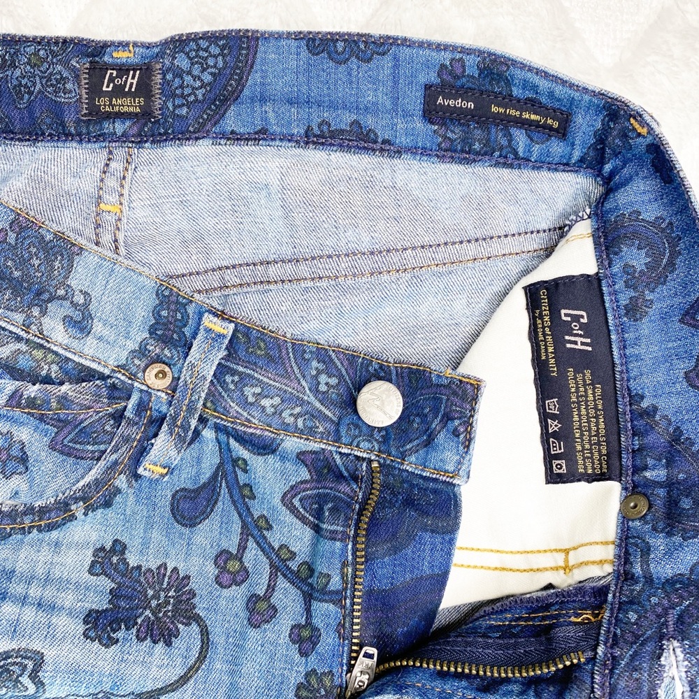 Citizens of Humanity Avedon Morris Paisley Jeans - Picture 8 of 10